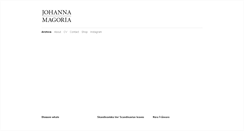 Desktop Screenshot of johannamagoria.com
